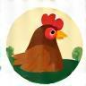 Pictogramme poulet fermier