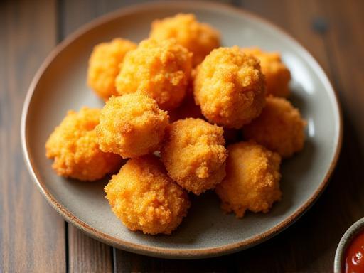 Assiette de nuggets dorés