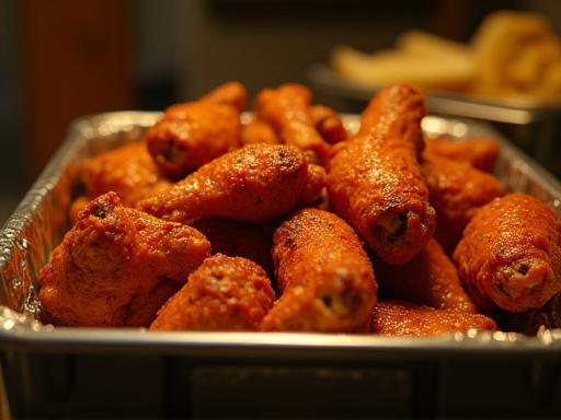 Plateau de wings de poulet